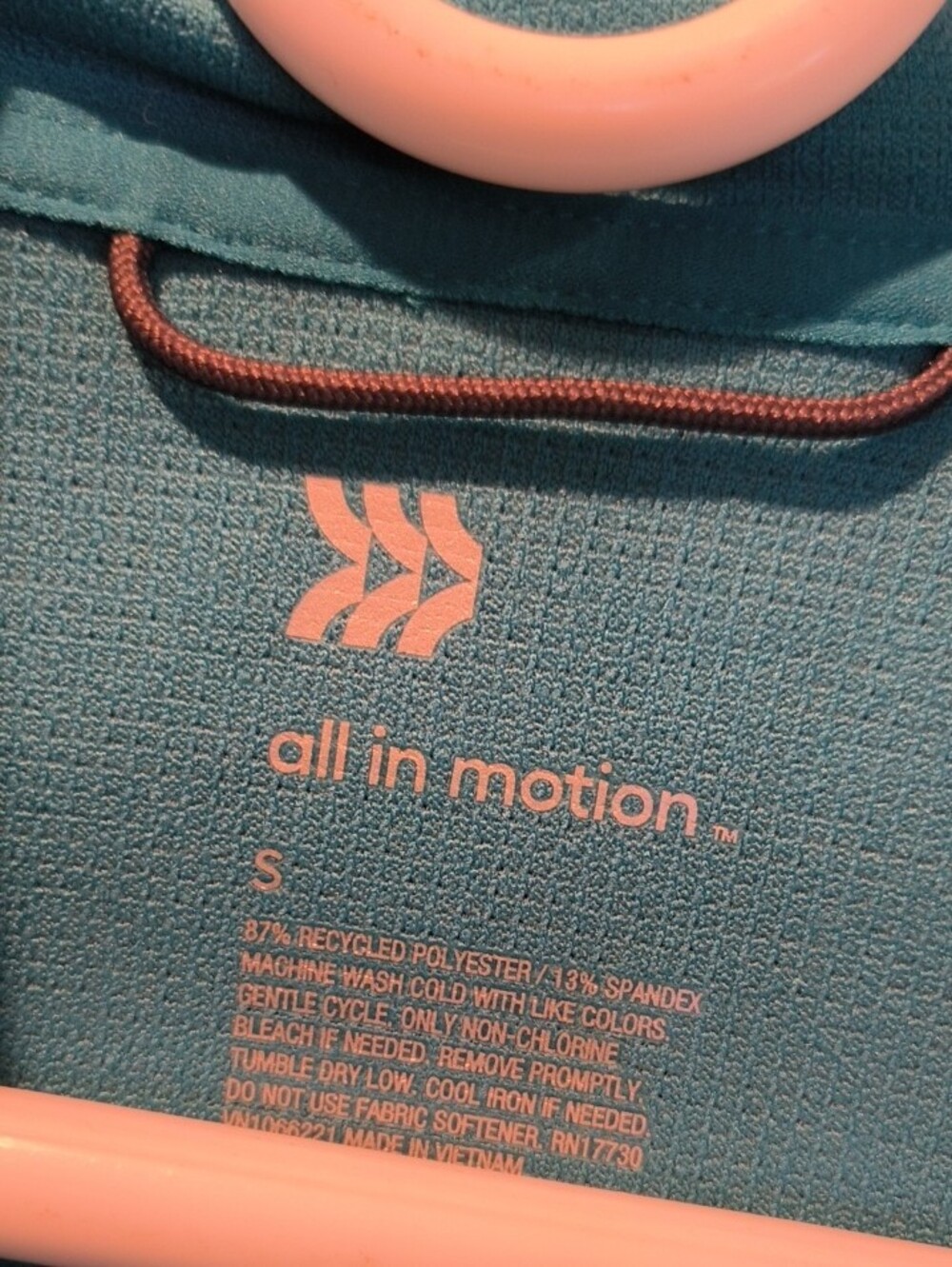 all in motion Men's Teal Crewneck Hoodie Sweater - Picture 2 of 4
